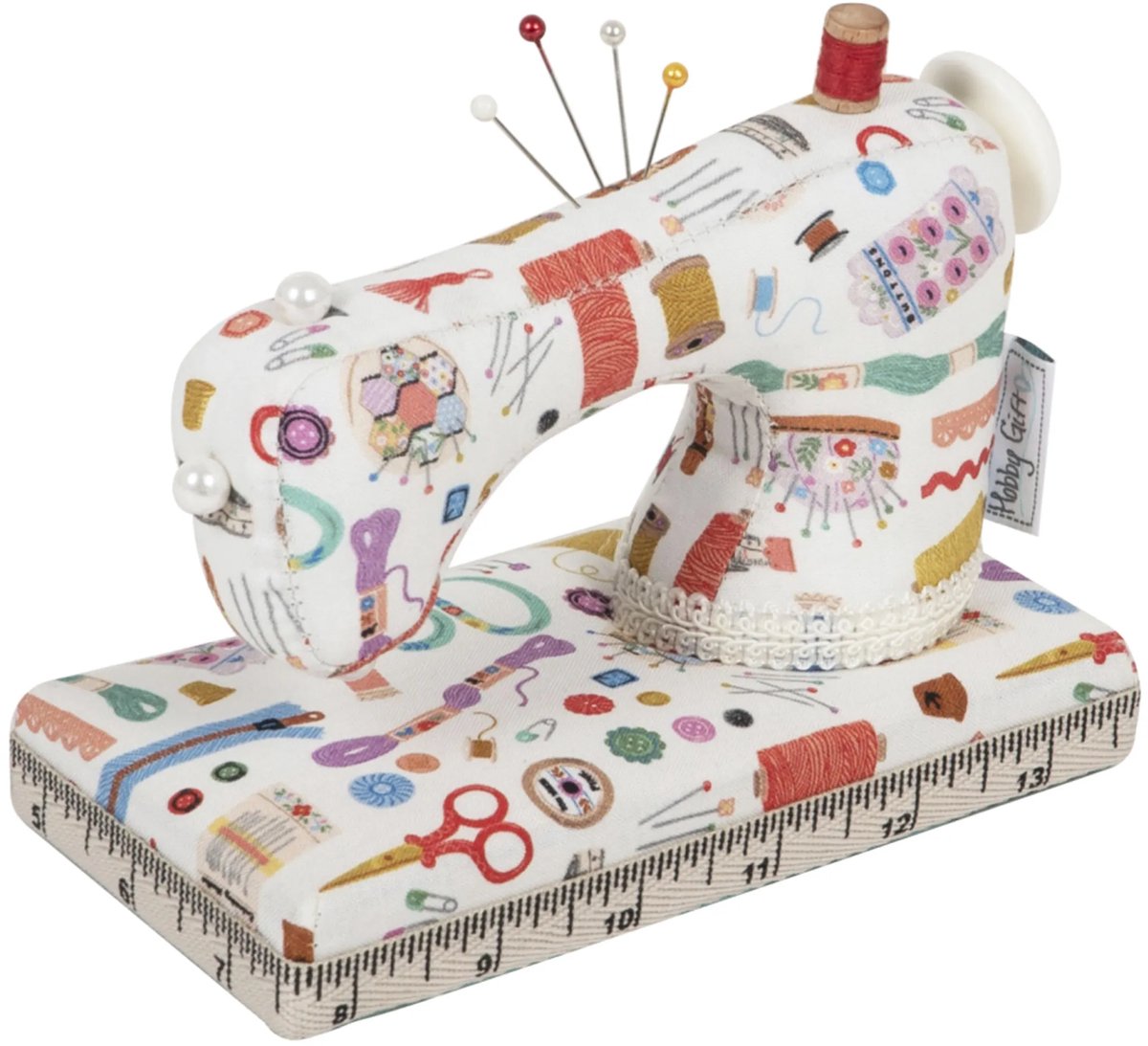 Hobby Gift Speldenkussen Naaimachine Fournituren print