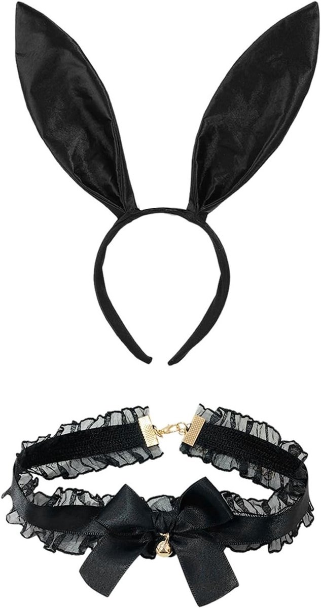Verstelbare halsband met bel, sexy modeaccessoire voor vrouwen, ideaal voor kostuums en feestoutfits