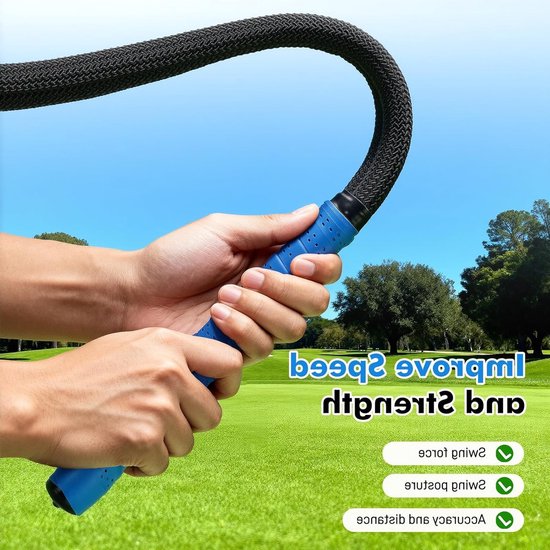 SnelShoppen - Golf Grip Training Aid, Swing Trainer, Velocity Grip Golf, Speed Sticks voor Indoor en Outdoor Training, Golf Training Equipment voor Ma van Snelshoppen — afbeelding 2