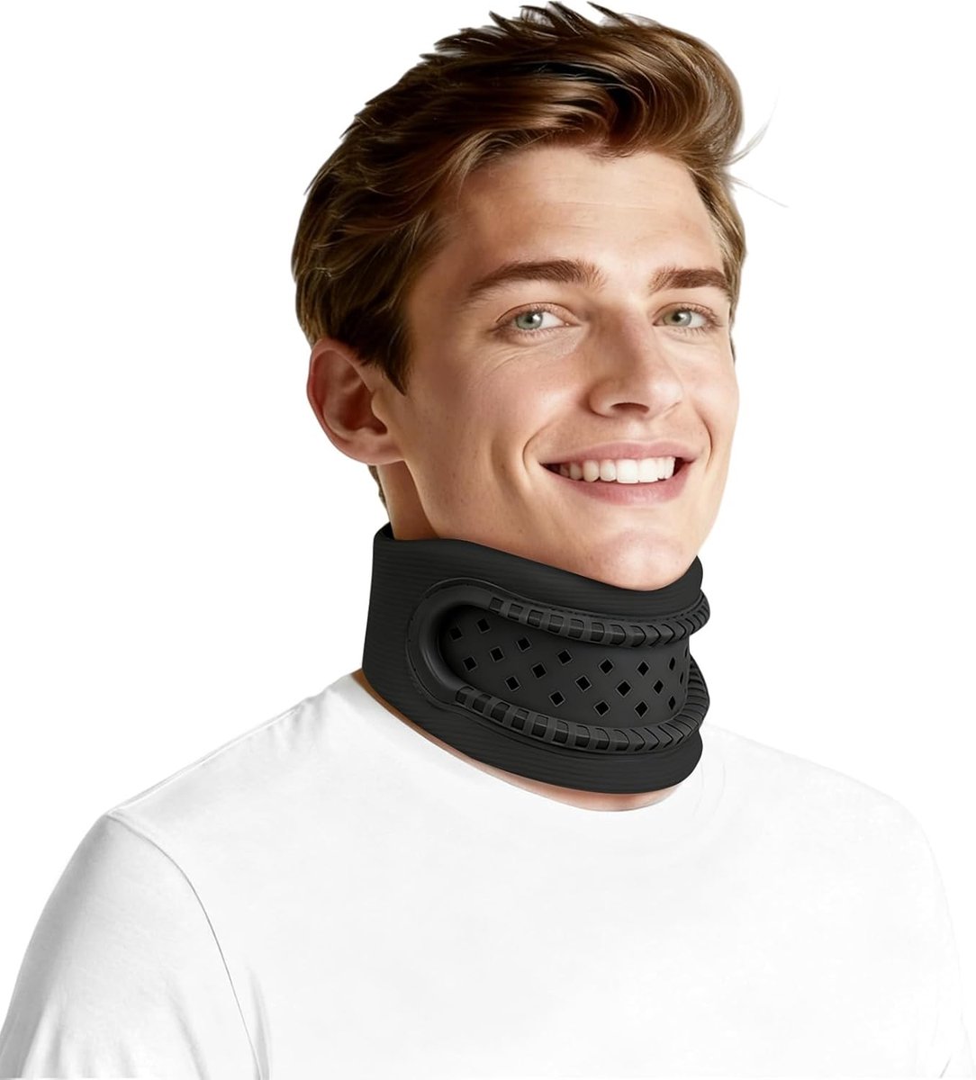 DOWO® - Nekbrace - Cervicale kraag - Nekhulp - Halskraag - Nekkraag - Zwart - UNISEX