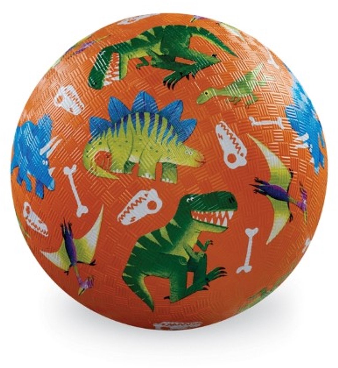 Crocodile Creek - Natuurrubber speelbal - Dino Archeloog - 13cm