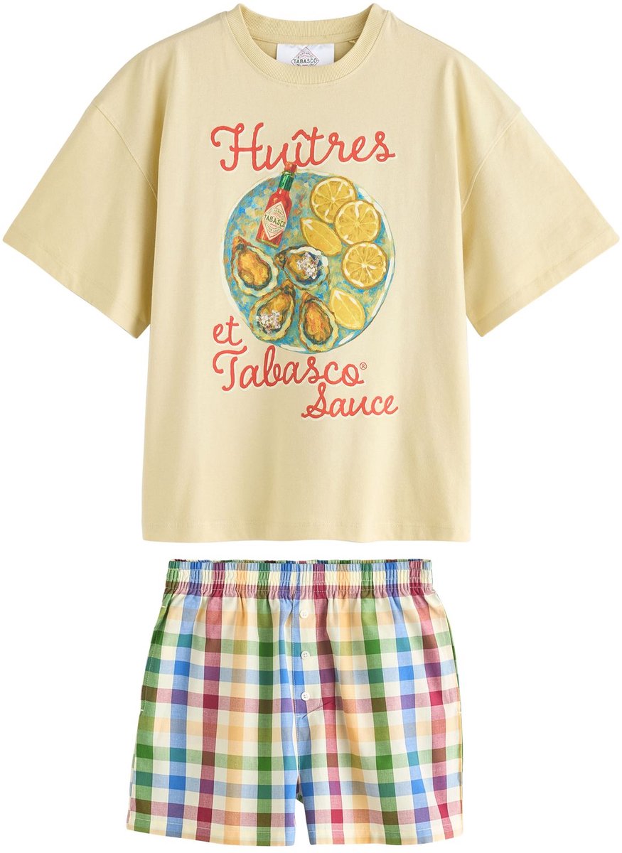Next - Dames - Pyjama met short - Geel