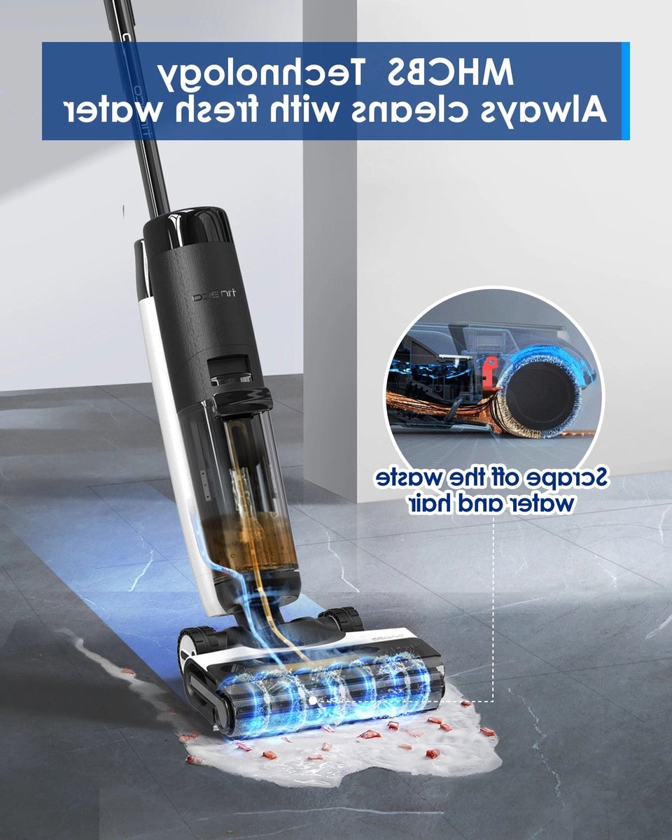 Draadloze Nat- en Droogstofzuiger – Multifunctionele Stofzuiger – Mobiele Schoonmaker – Zelfreinigend – LCD-Scherm – 40 Minuten Batterijduur