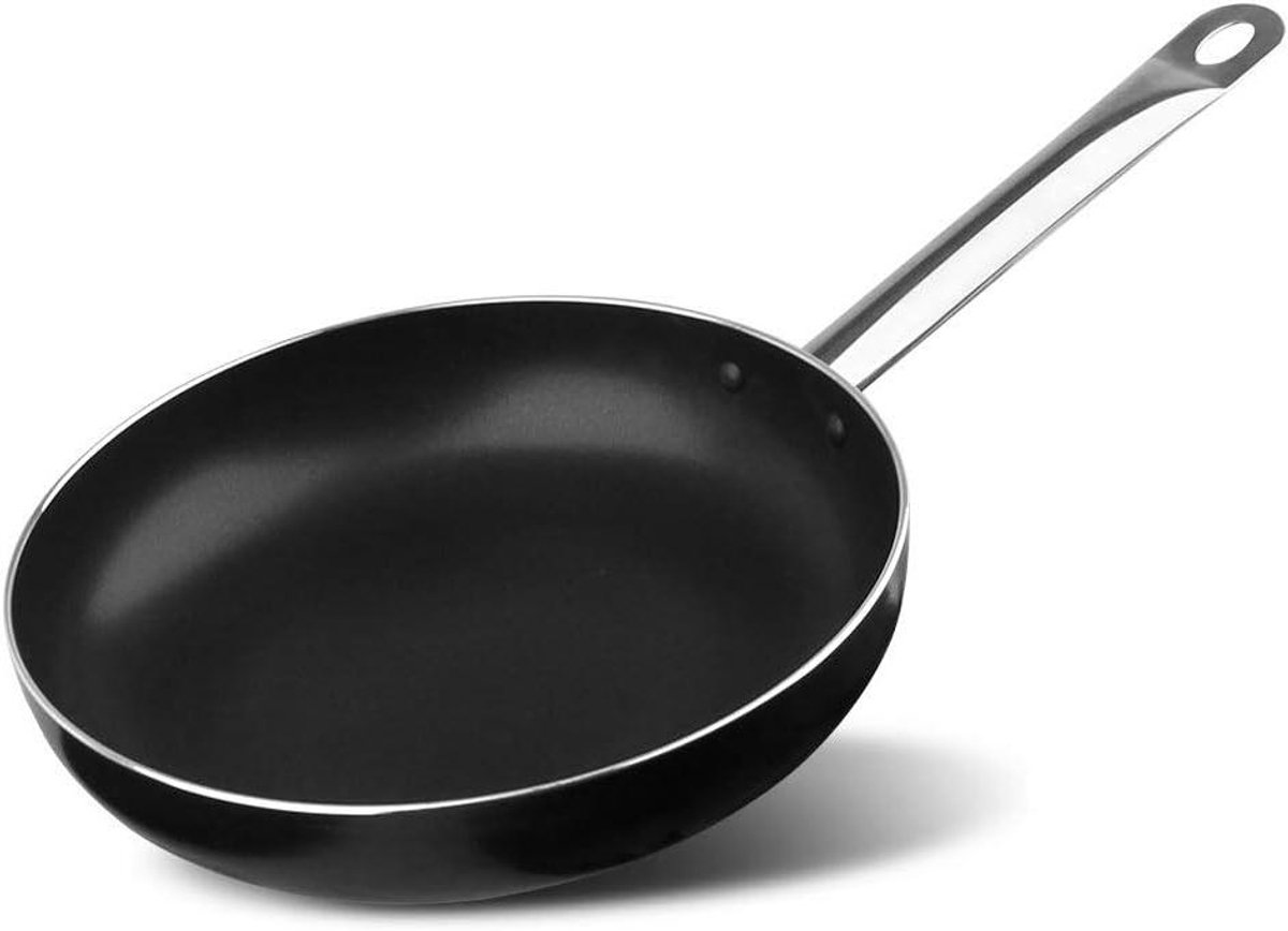 Koekenpan - Koekenpan - Snel Bakken - Gehard Aluminium - 40 cm - Zwart