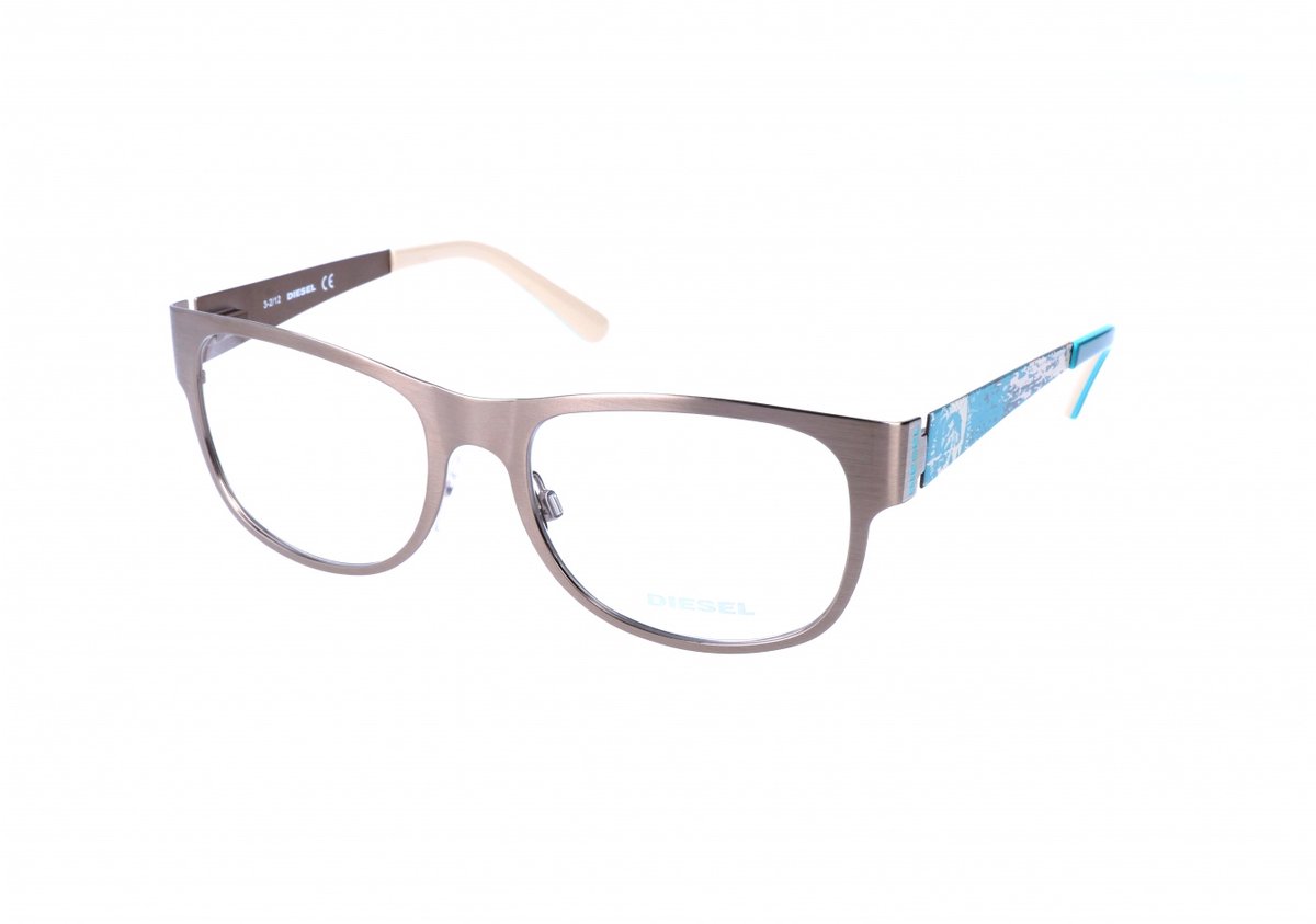 Diesel DL5026 Shiny dark brown 54/18/140 MAN Brilmonturen