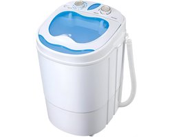 DnA® Mini Wasmachine - Camping Wasmachine - Kleine Wasmachine - Blauw/Wit - 4cm0 x 35cm x 55cm