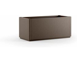Bloempot Langwerpig - Plantenbak - Buiten Decoratie - Uv-bestendig - 80 cm - Meerkleurig