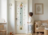 Groeimeter Muursticker Kinderkamer – Kasteel Design – Meetlat Kinderen 50-160 cm – Verwijderbaar – Babykamer Wanddecoratie – Zelfklevend