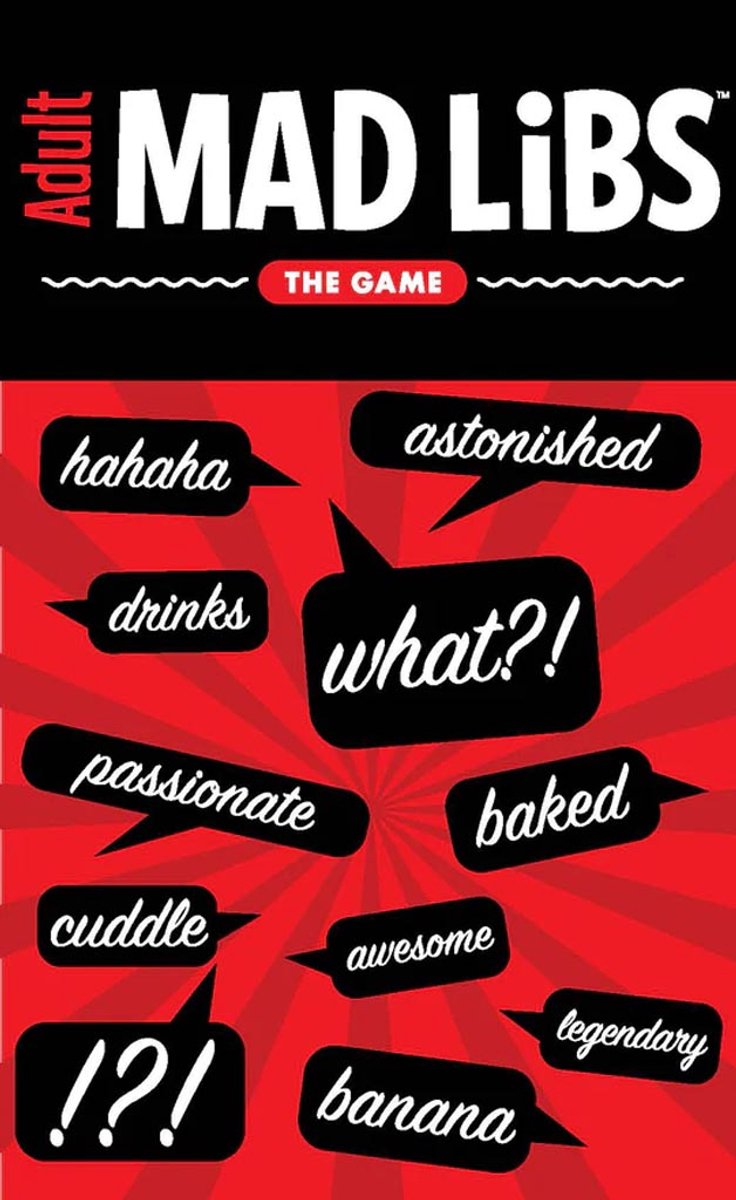 Adult Mad Libs The Game - Kaartspel - Engels