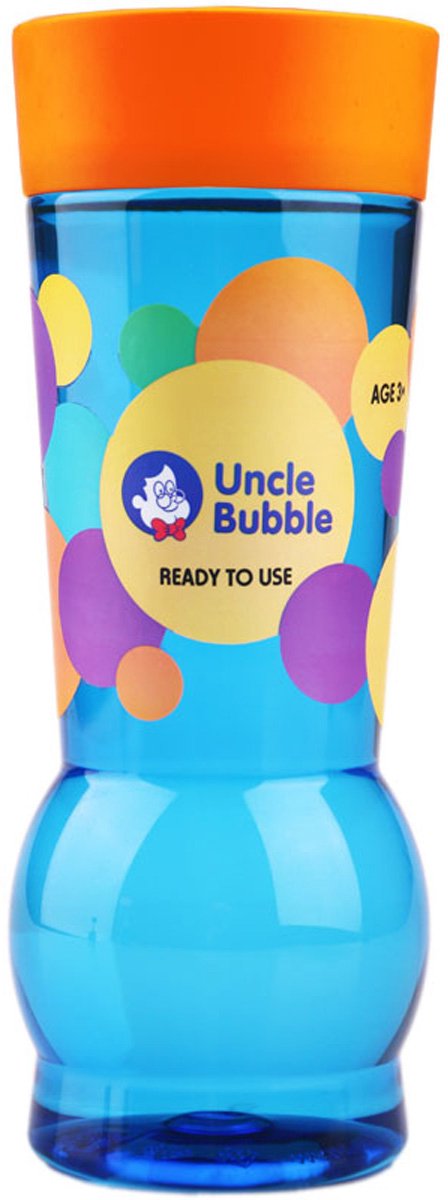 Uncle Bubble - Bellenblaas - Navulling kleine bellen oranje - 944ml