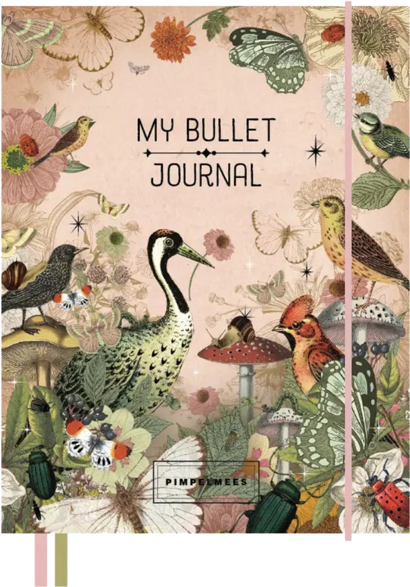 Pimpelmees Bullet Journal Terra Botanica Peach