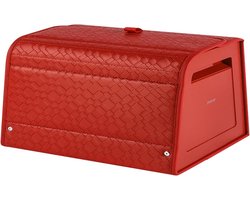 Kofferbak Organizer - Opbergdoos Auto - Gereedschap Opbergen - Magnetisch Deksel - 50x33x31.5 cm - Rood