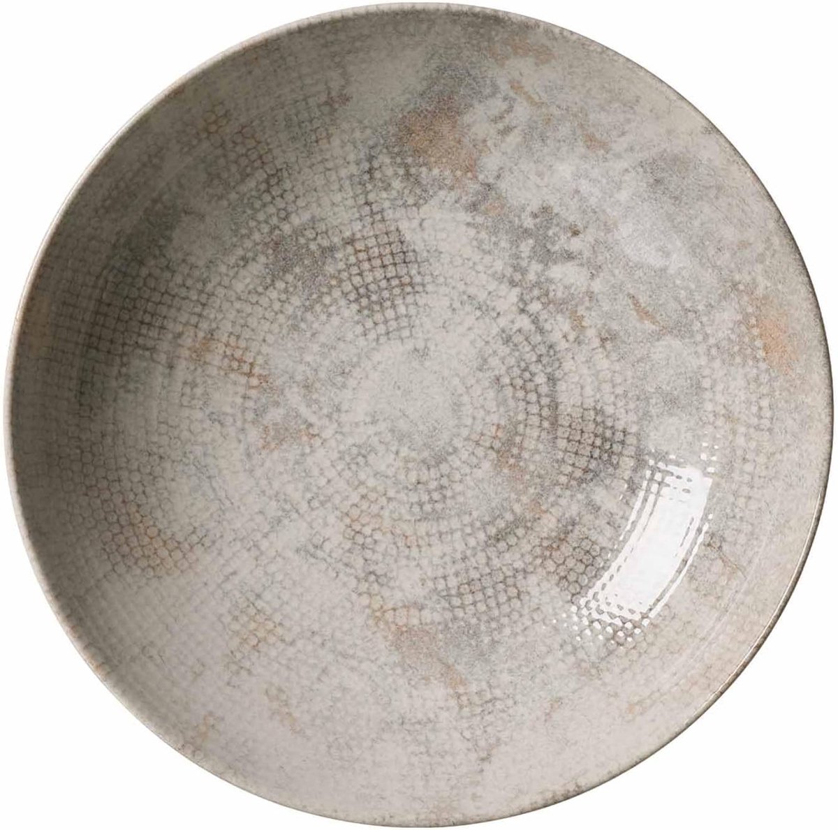 Soepbord Cecina - Bord Perle - Dineren Thuis - Vaatwasserbestendig - 21 cm - Crème