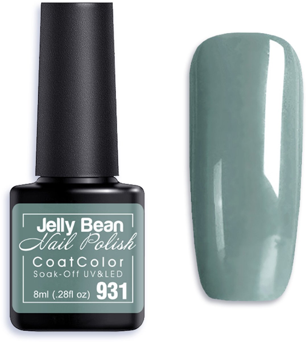 Jelly Bean Nail Polish Gel Nagellak New - Gellak - Sage - UV Nagellak 8ml