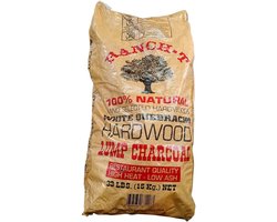 Ranch-t White Quebracho 15KG Premium XXL Restaurant houtskool Grote stukken - Weinig Gruis - Perfect voor Kamado