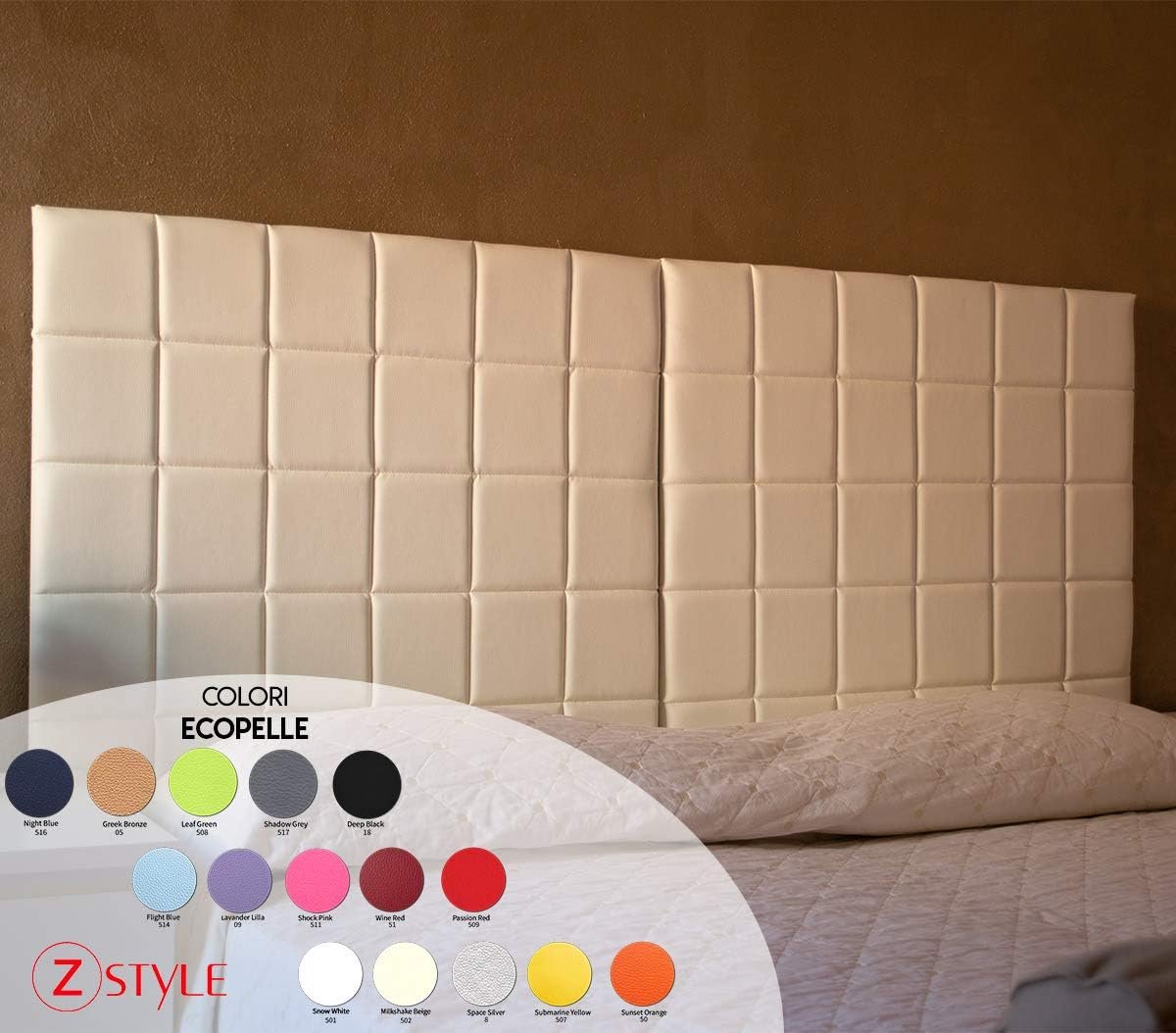 Hoofdbord Bed - Hoofdeinde Paneel - Slaapkamer Decoratie - Modulair Ontwerp - 90x90 cm - G