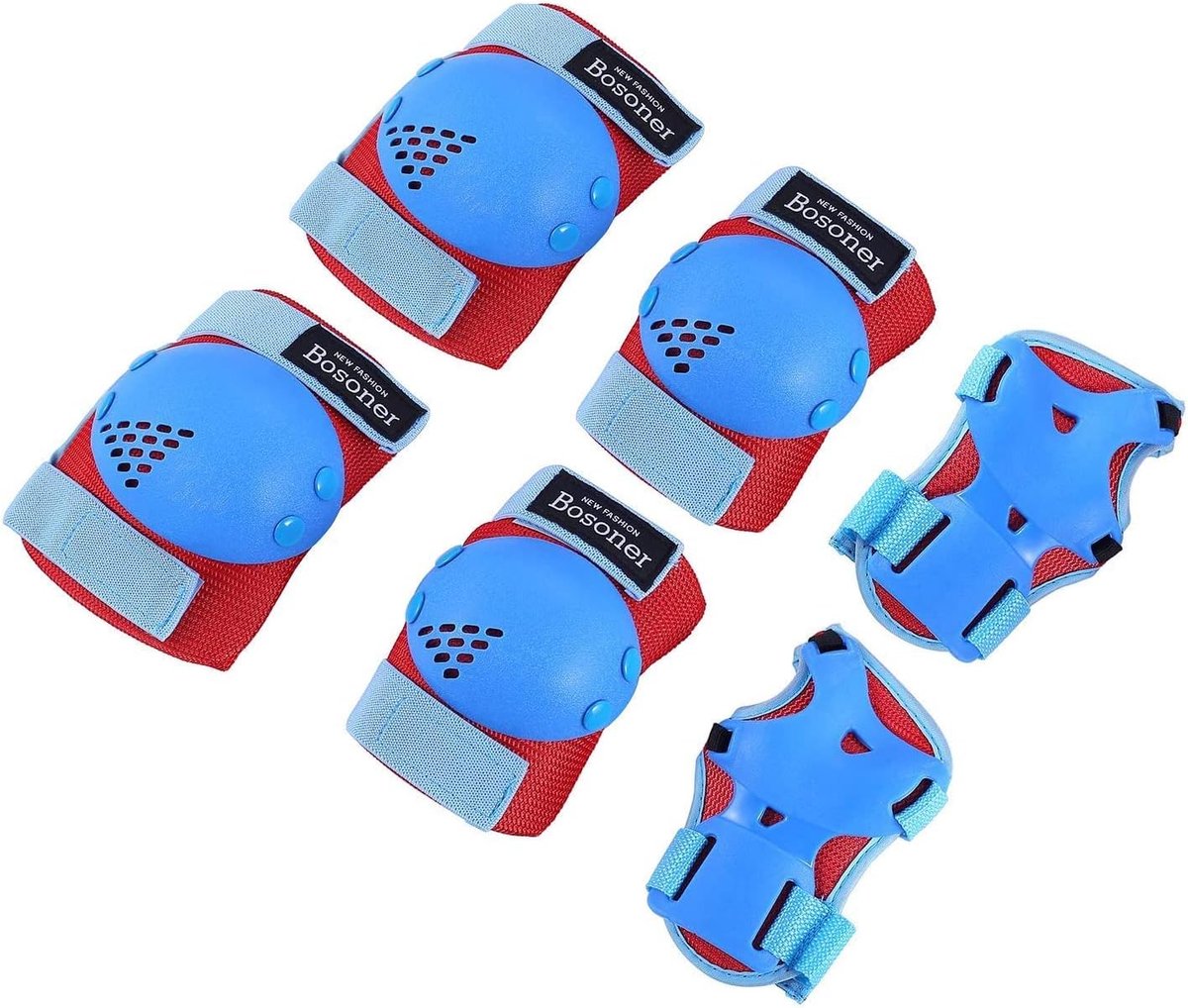 Kinder Beschermingsset - Sport Bescherming - Veilig Skaten - 6-delige Set - Verstelbaar - Multicolor