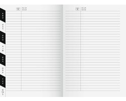 Adres Register - Registerboek - Zakelijke Planning - Register A-Z - 104 x 153 mm