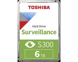 Toshiba S300 Surveillance - Interne harde schijf - 6TB - 3.5'' - SATA