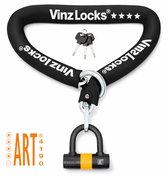 VINZ Trivor ART 4 Kettingslot - Scooterslot / Motorslot - ART 4 Slot Motor, Scooter & Fiets - 120cm