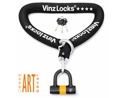 VINZ Trivor ART 4 Kettingslot – Scooterslot / Motorslot – ART 4 Slot Motor, Scooter & Fiets – 120cm