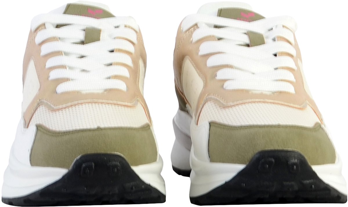 Clipper-sneakers met veters