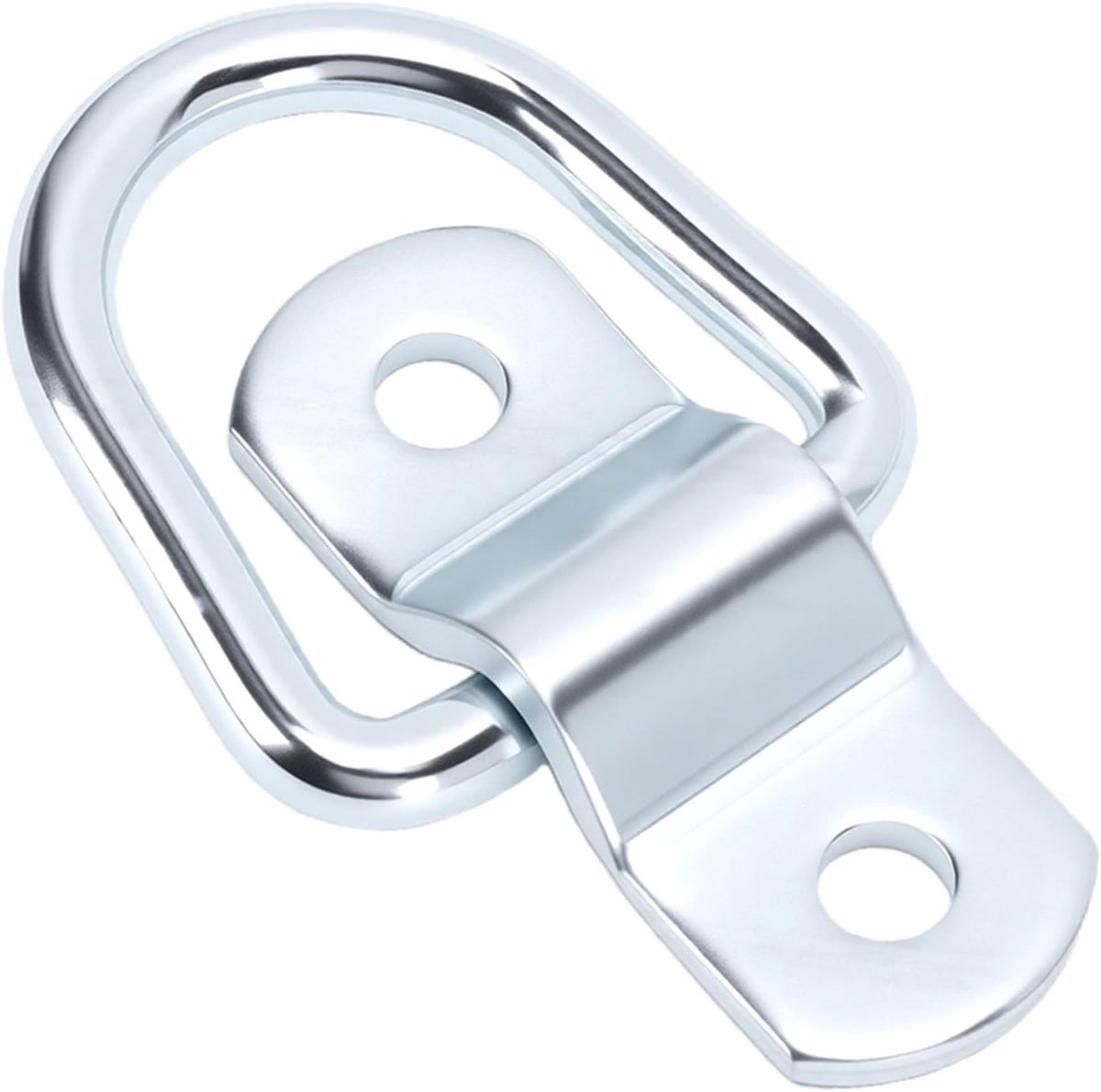 Bevestigingsankerset - D-ring Haken - Lading Vastzetten - Hoge Laadcapaciteit - 6 Stuks - Zwart