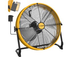 Accuventilator - Draagbare Fan - Buiten Gebruik - Traploze Snelheid - 40CM