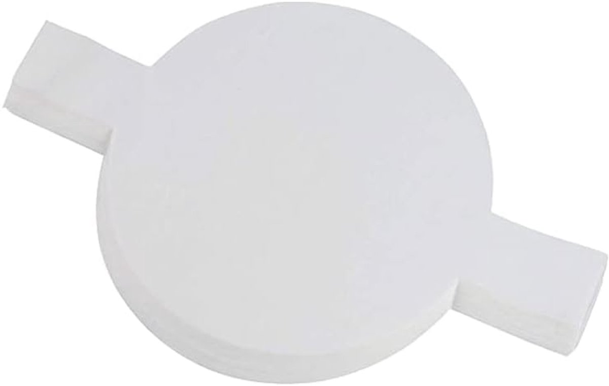 Bakpapier Rond - Cake Vorm Liners - Bakken Thuis - Met Ophangoren - 20cm Diameter - Wit