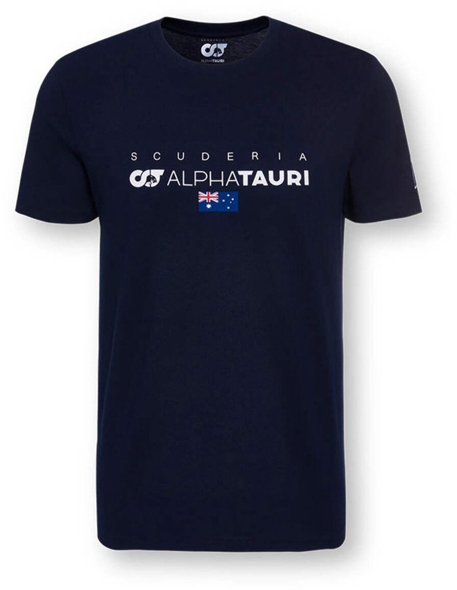 AlphaTauri F1 Team - Daniel Ricciardo - T-Shirt - Navyblauw - Heren - Maat XL