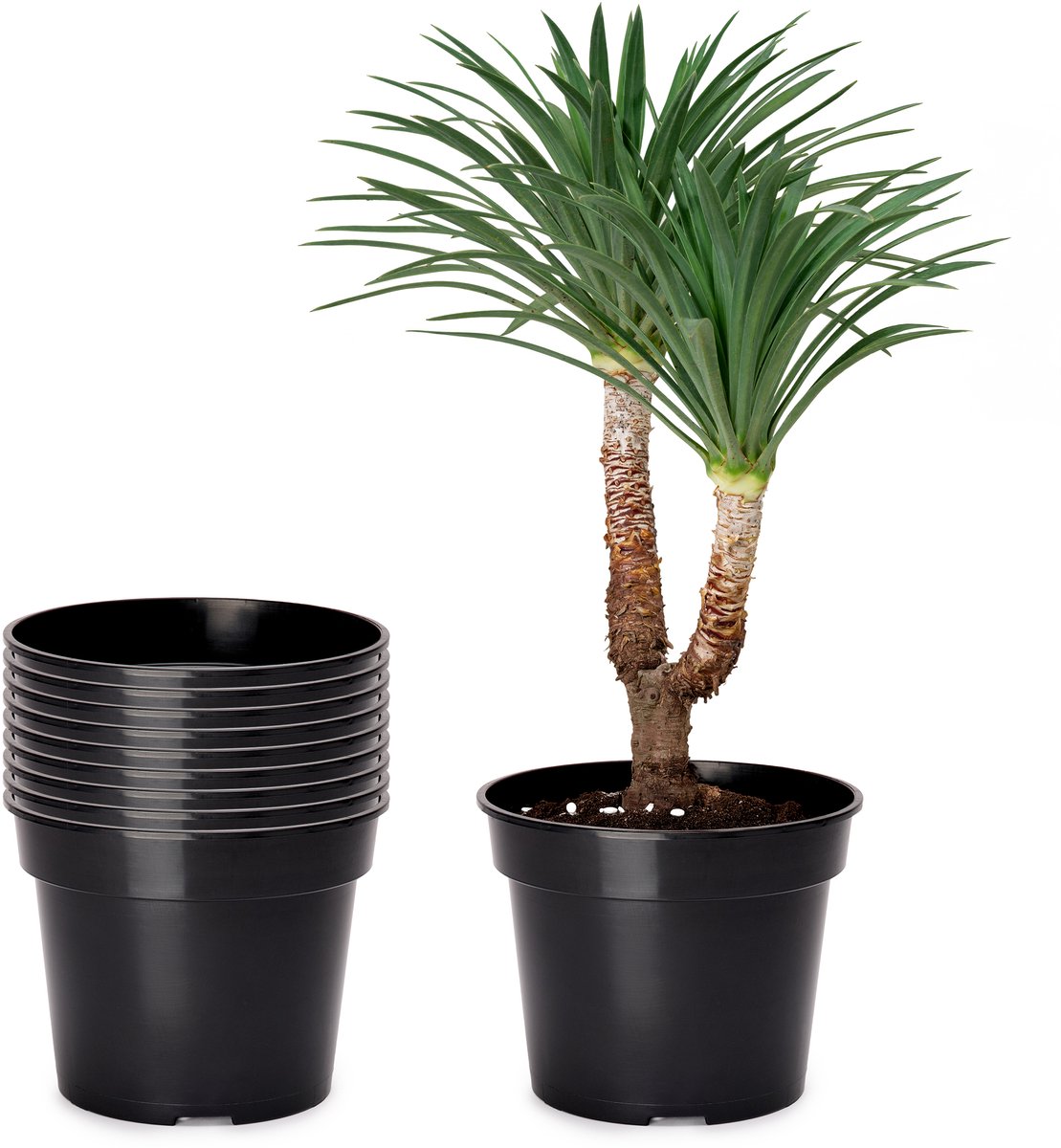 Garronda Plantenpot Bloempot - Kunststof - Rond - Plantenbak – GD-NIC-SBX90