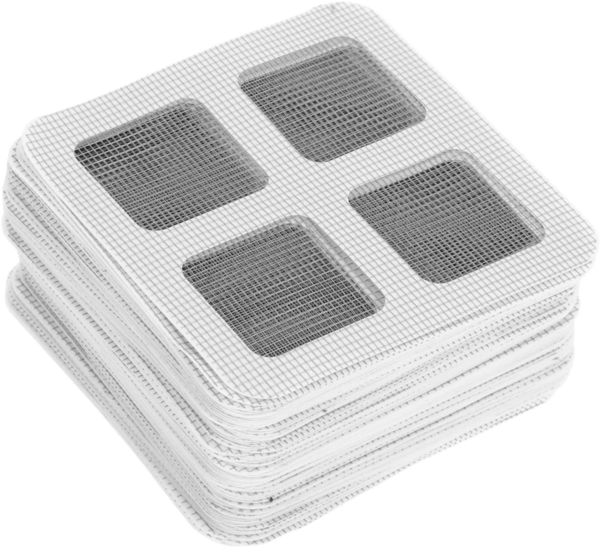 Afvoer Verstopper Stickers - Haar Vanger - Voorkomt Verstoppingen - 100 Stuks Set - 10x10 cm - Zilver