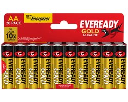 Energizer Eveready Gold - Batterijen - AA (LR6) - Alkaline - 20 stuks