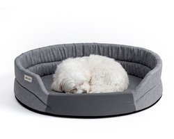 Peluvio Arita – Hondenmand Waterafstotend - Hondenbed Vlekbestendig – Maat S – Antislip Onderkant – Licht & Reisvriendelijk – Lage Instap Zonder Randen – Duurzaam Schuim – Geurarm & Makkelijk Schoon te Maken – Comfort voor Elke Hond
