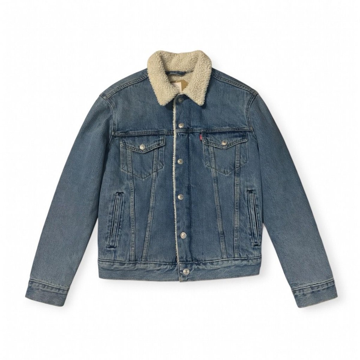 Levi’s Type Iii Sherpa Trucker Jacket Blauw
