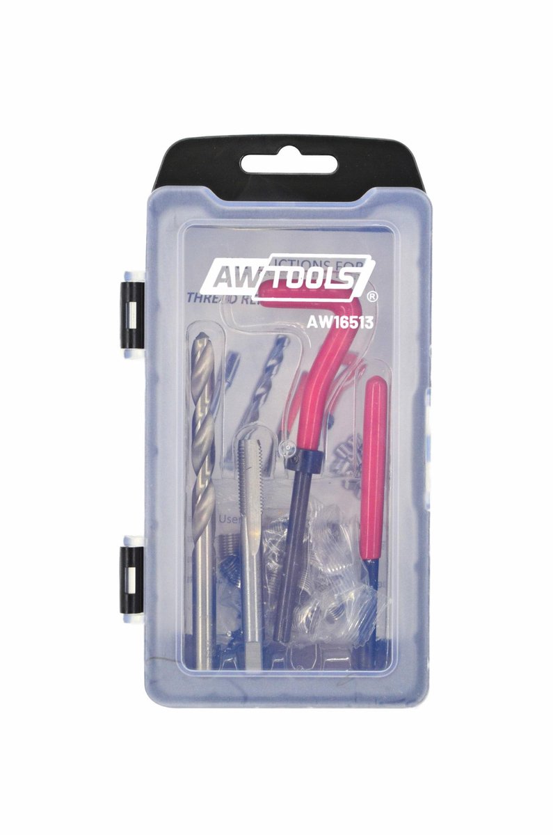 Awtools - Serie AW - Schroefdraad Reparatieset - M6 x 1.0 - 30 delen