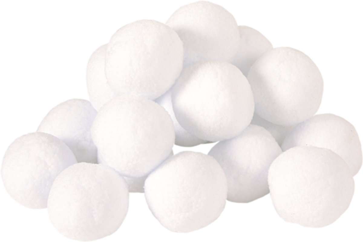 Eduplay sneeuwballen set - 20 stuks - speelplezier voor kinderen.