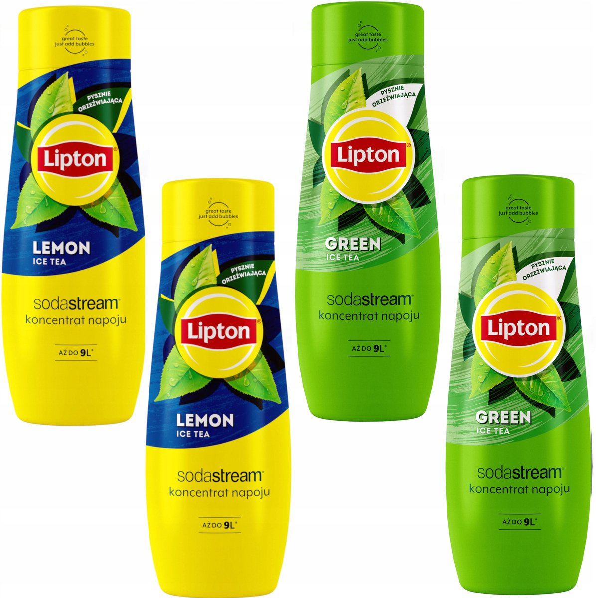 SodaStream - Lipton Ice Tea Set - 440 ml - Lemon en Groene Thee - Koolzuurhoudend