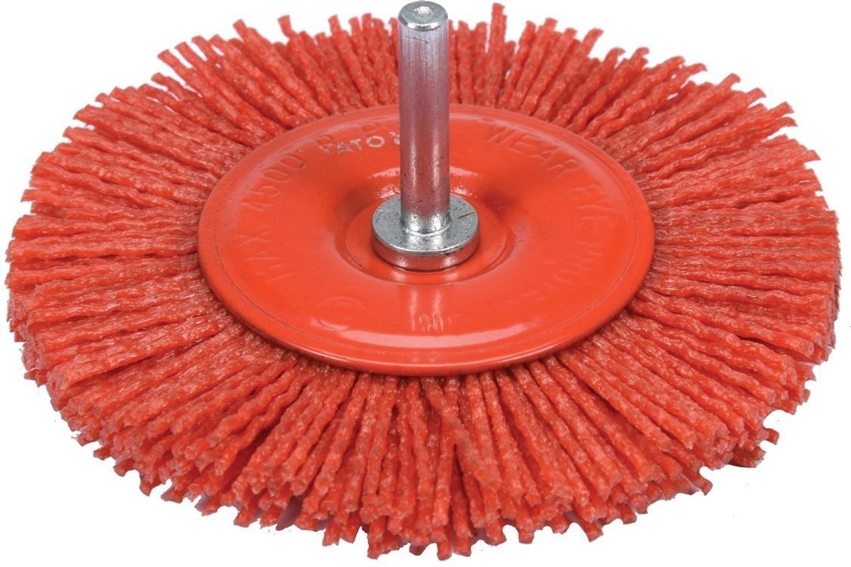 Yato - Nylon Schijfborstel - 100mm - Roterend - Versterkte Draden