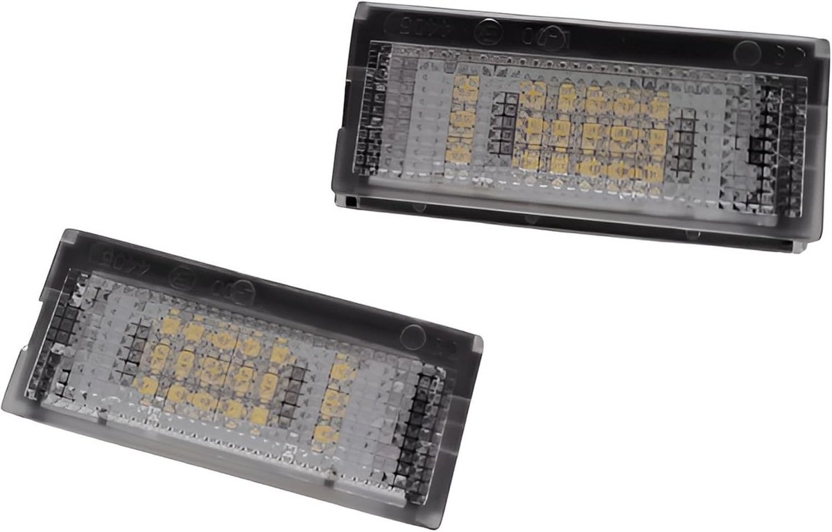 Kentekenplaatverlichting LED - Module set - Registratievrij rijden - Geen foutmelding - 12 Volt - Wit