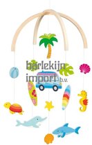 GOKI Mobiel - Surfer Van - 25X30Cm - Hout