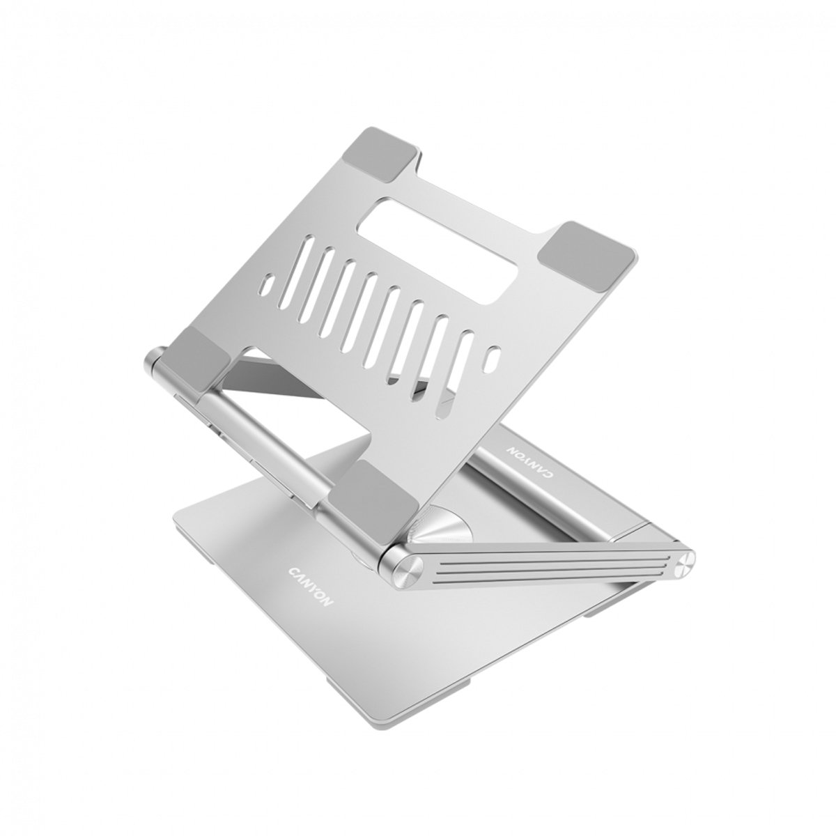 Canyon OnStand 2 - Laptopstandaard met Afneembare Hub - 4K HDMI - 100W PD - Ethernet