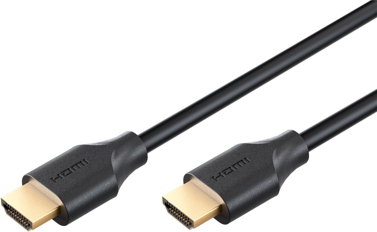 Powteq 2 meter HDMI 2.2 kabel - Ultra 96 - 16K 60 Hz | 8K 240 Hz | 4K 480 Hz - 96 gbps - Gold-plated