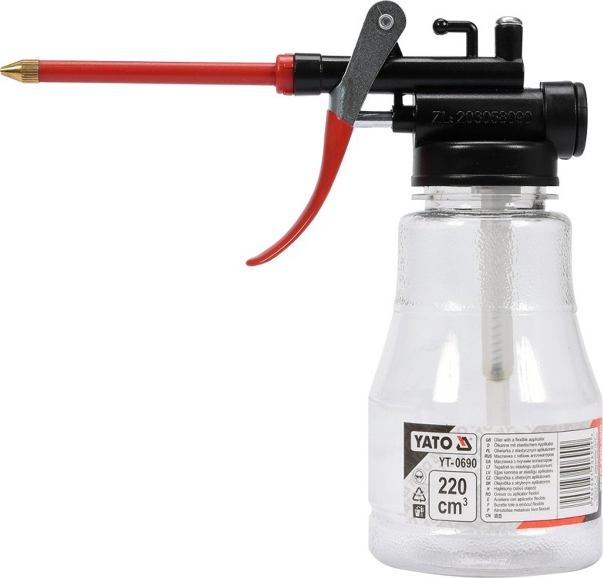 Yato Serie - Handoliator - 220ml - Flexibele Applicator - Transparant Reservoir