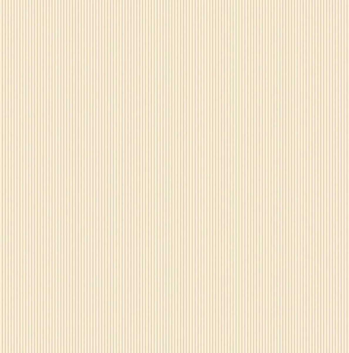 Behang – Strepen Behang – Scandinavisch Warm – Beige Zacht Geel – Smalle Strepen – Babykamer Behang Neutraal – Kinderkamer – Coastal Strandhuis – 0,53 x 10,05 M – Miniatures 2
