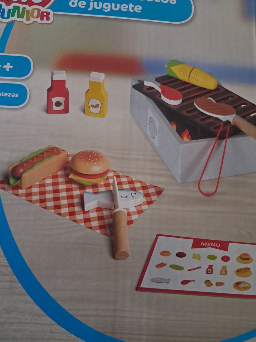Playtive Barbecue Speelgoed Set - 27 delig - Gemaakt van Hout