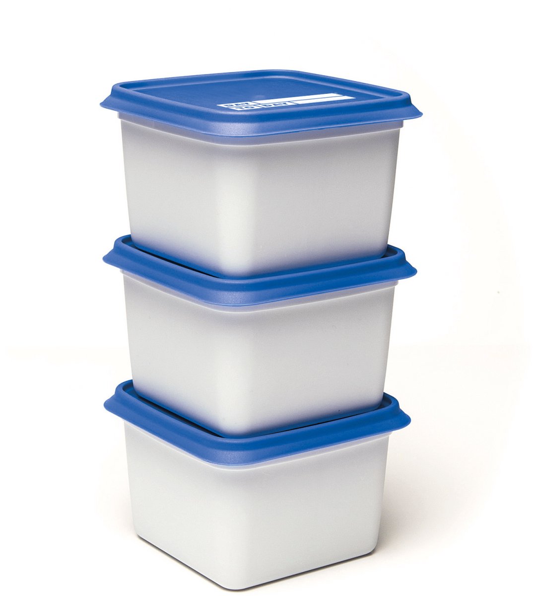 Day To Day - Alaska Diepvriesdozen - 3x 750ml - Diepvries Vershoudbakjes - Stapelbare Bewaarbakjes - BPA-vrije Bewaardozen - Vaatwasbestendig & Microgolfoven veilige Vershouddozen - Gemaakt in België