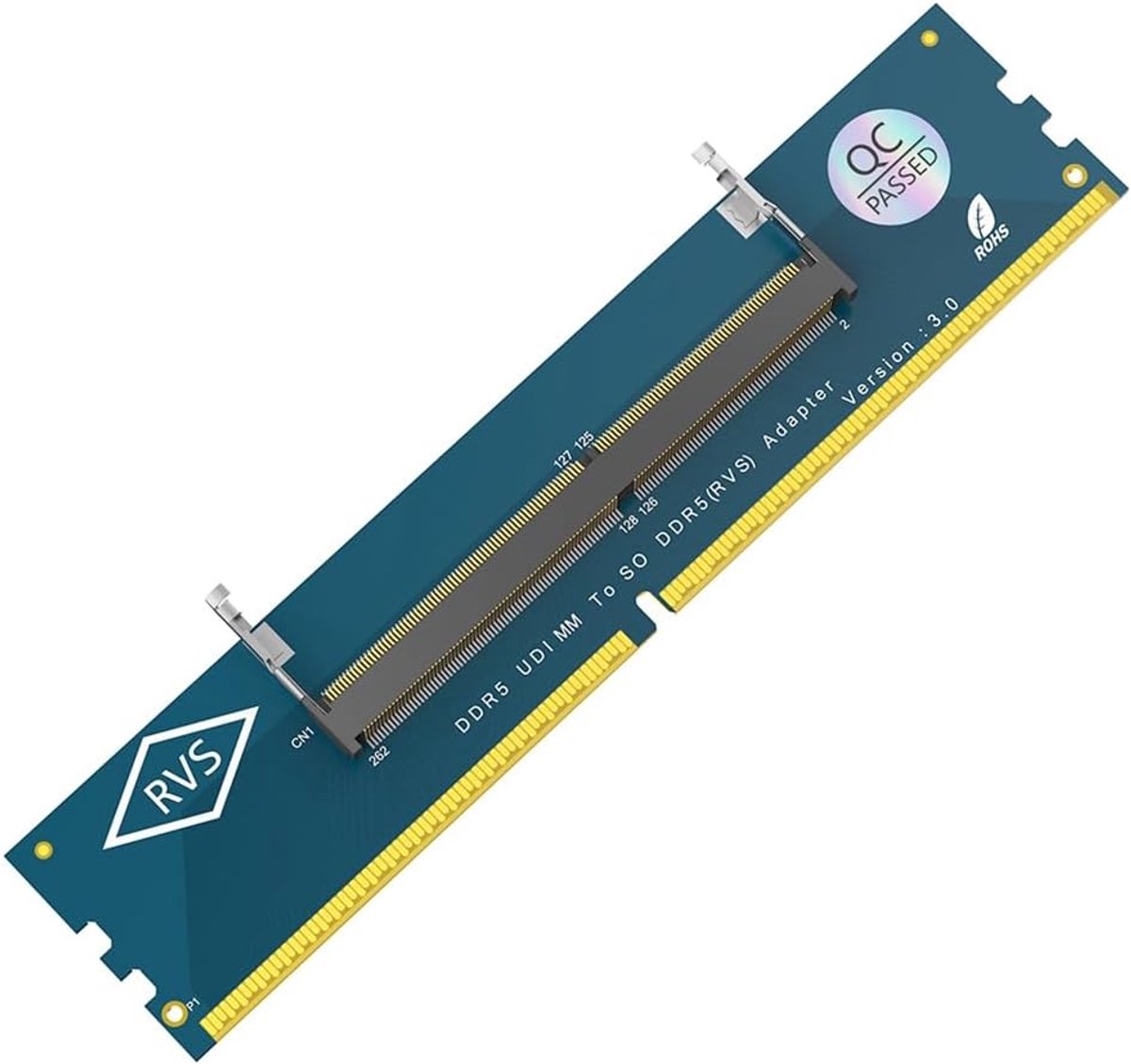 Adapterkaart Geheugen - Converter Module - Desktop Installatie - SO-DIMM naar DIMM - 19x5x1 cm - Zwart