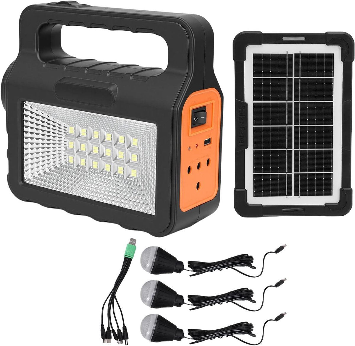 Draagbare Zonnegenerator - Energiecentrale - Kamperen Noodgevallen - Hoge Capaciteit Batterij - 1.37 kg