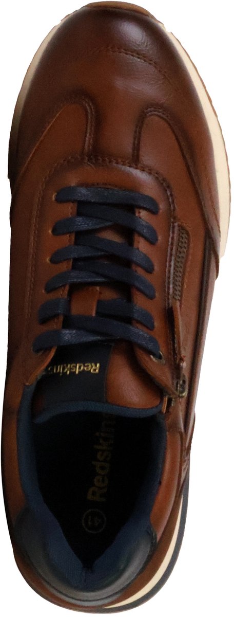 Laken lage sneakers met veters